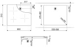 Индукционная варочная панель Smeg SI2641DP