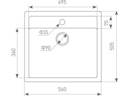 Кухонная мойка Zigmund &amp; Shtain Platz 560 молодое шампанское