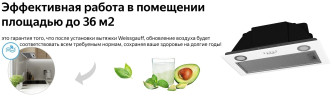 Встраиваемая вытяжка Weissgauff Box 1200 WH