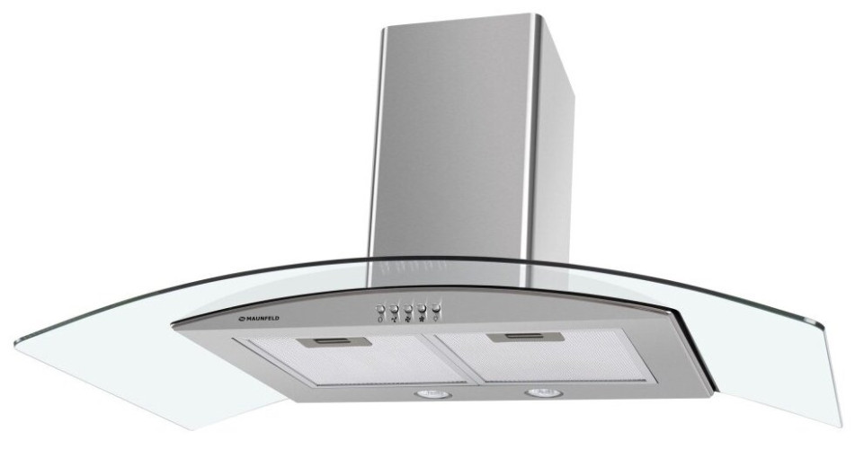 Кухонная вытяжка Maunfeld Ancona 90 INOX glass