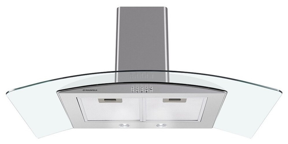 Кухонная вытяжка Maunfeld Ancona 90 INOX glass