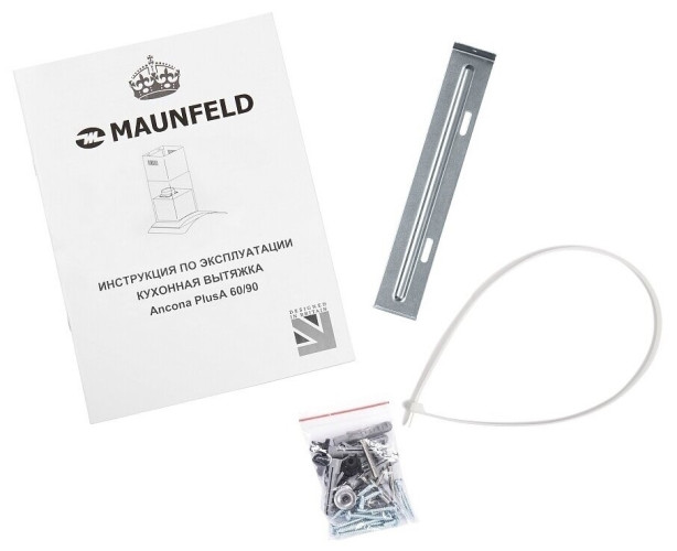 Кухонная вытяжка Maunfeld Ancona 90 INOX glass