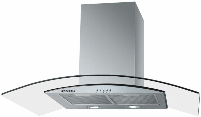 Кухонная вытяжка Maunfeld Ancona 90 INOX glass
