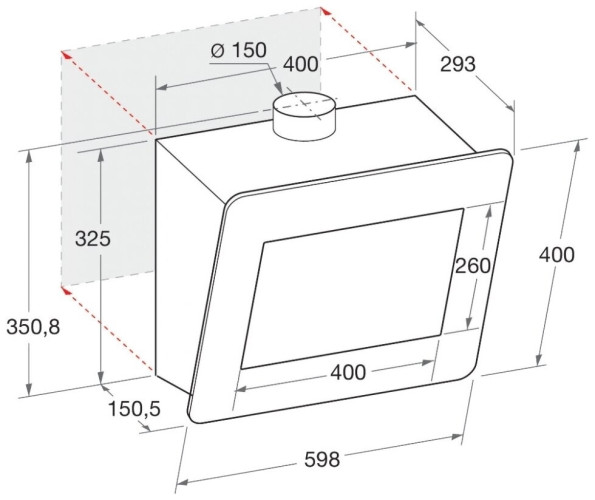 Кухонная вытяжка Hotpoint Ariston HHVP 6 6F LM K