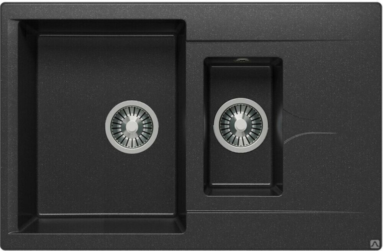 Кухонная мойка Polygran Brig-770 черный