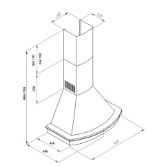 Кухонная вытяжка Hansa OKC 611 RH