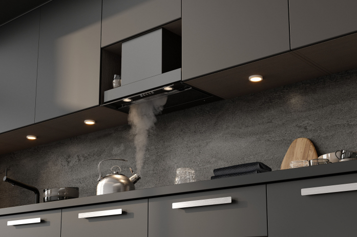 Встраиваемая вытяжка Elikor Sense Glass 60П-1000 черный 305.0706.454