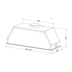 Встраиваемая вытяжка Zigmund & Shtain K 011.5 B
