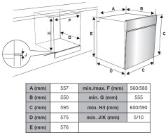 Электрический духовой шкаф Weissgauff EOV 811 PDW
