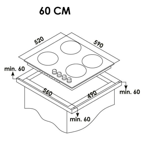 Электрическая варочная панель Smart Life KSL E6401B