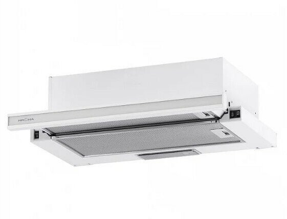 Встраиваемая вытяжка Krona Kamilla 2M 600 Glass White