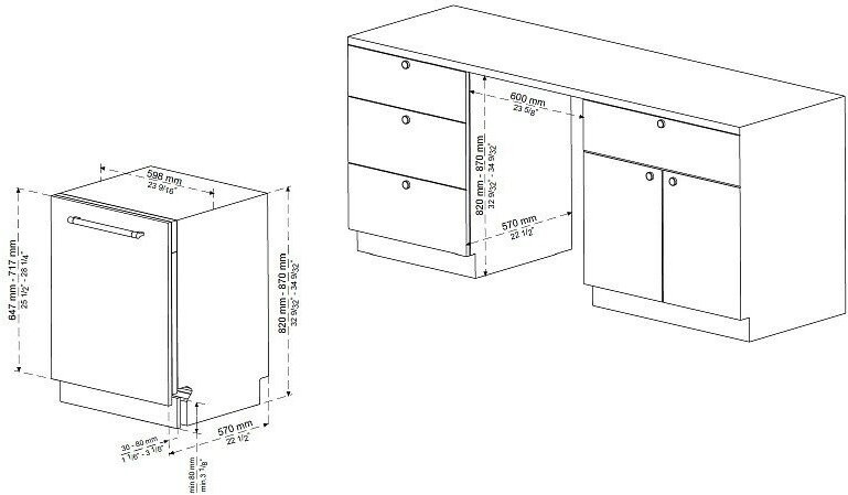 Посудомоечная машина Korting KDI 60898 I