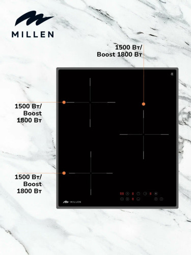 Индукционная варочная панель Millen MIH 451 BL
