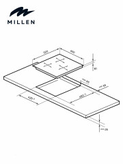 Индукционная варочная панель Millen MIH 451 BL