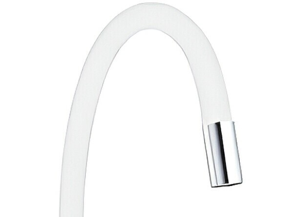 Смеситель для кухни Viko с гибким изливом V-4434 White