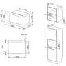 Встраиваемая микроволновая печь Smeg FMI125N