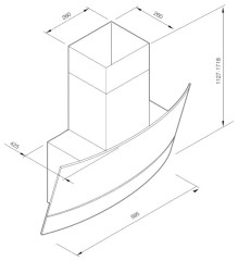 Кухонная вытяжка GRAUDE DH 60.3 GE