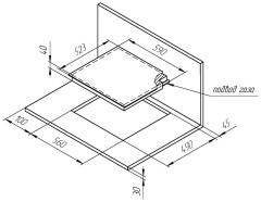 Газовая варочная панель Kuppersberg FQ 602 B
