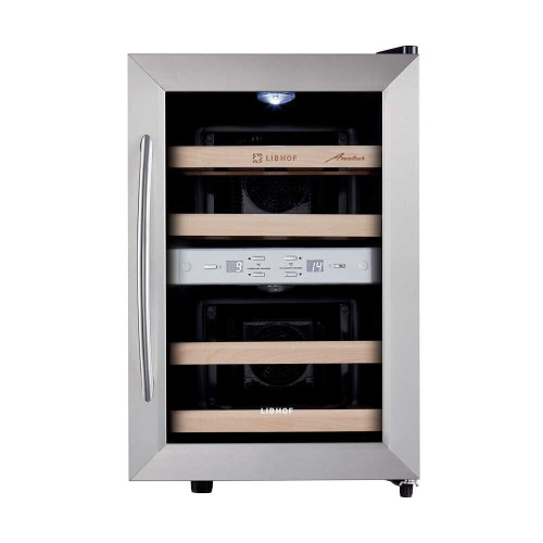Встраиваемый винный шкаф Libhof SOD-160 silver