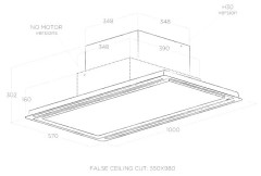 Островная вытяжка Elica Hilight No Motor IX/A/100