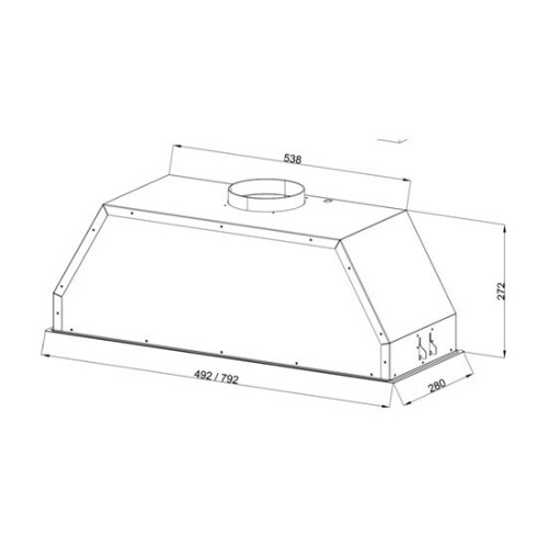 Встраиваемая вытяжка Zigmund & Shtain K 011.7 B