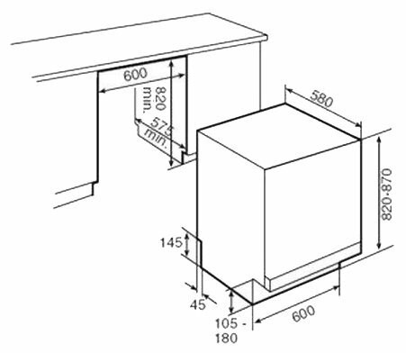 Посудомоечная машина Teka DW7 57 FI