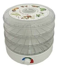 Сушилка для овощей Ветерок ЭСОФ-0.5/220 3 поддона прозрачные