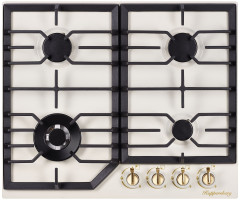 Газовая варочная панель Kuppersberg FS 604 W Bronze