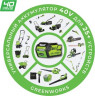 Аккумуляторная цепная пила GreenWorks GD40CS18K2 2005807UA