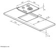 Газовая варочная панель HEBERMANN HBGG 453 1 W