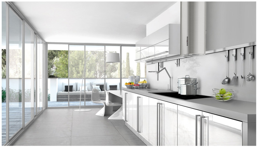 Кухонная вытяжка Weissgauff Tubus 90 BL