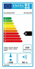 Винный шкаф Dunavox DX 166 428SDSK