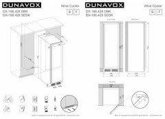 Винный шкаф Dunavox DX 166 428SDSK