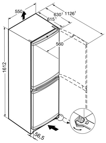 Холодильник Liebherr CUfb 2831 22 001