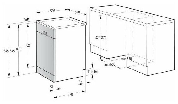 Посудомоечная машина Gorenje GS620C10W