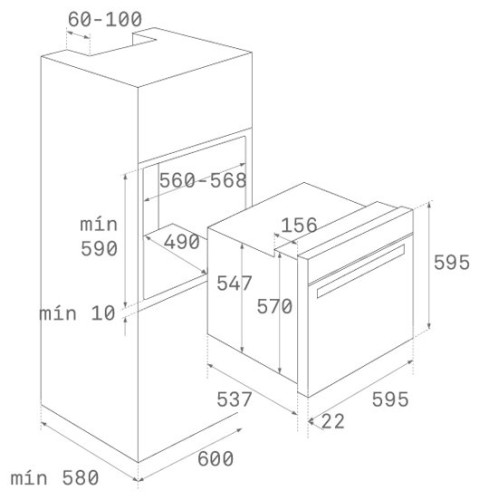 Электрический духовой шкаф Teka iOven Black-SS