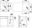 Кухонная мойка Blanco ANDANO 400-U нерж.сталь 522959