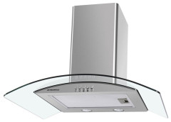 Кухонная вытяжка MAUNFELD Ancona PlusA 50  нержавеющая сталь\прозрачное стекло