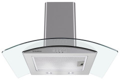 Кухонная вытяжка MAUNFELD Ancona PlusA 50  нержавеющая сталь\прозрачное стекло