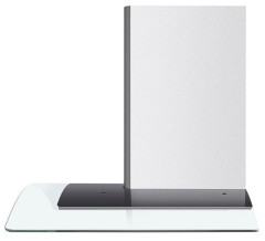 Кухонная вытяжка MAUNFELD Ancona PlusA 50  нержавеющая сталь\прозрачное стекло