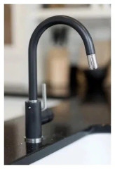 Смеситель для кухни Blanco MIDA-S Silgranit 521455 антрацит