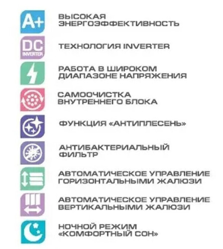 Сплит-система Centek CT-65Q09 WiFi