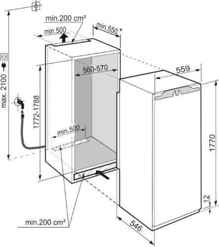 Встраиваемая морозильная камера Liebherr SIFNe 5188 20 001