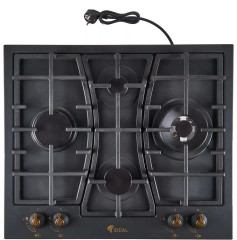 Газовая варочная панель Ideal 35227N черный