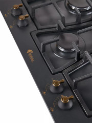 Газовая варочная панель Ideal 35227N черный