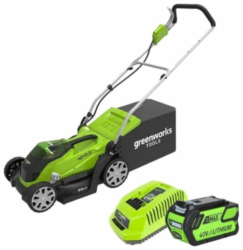 Газонокосилка электрическая greenworks 2501907ub G40LM35K4