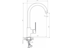 Смеситель для кухни Rush Luson LU1630-22
