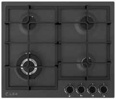 Газовая варочная панель Lex GVS 645 BL Matt Edition