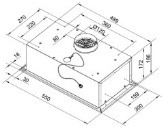 Встраиваемая вытяжка Exiteq EX-5105