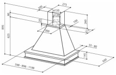 Кухонная вытяжка Faber Ranch 90 WH SC